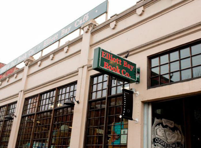 Elliott Bay Book Company 'rainy-day bookstore' gag photo 2