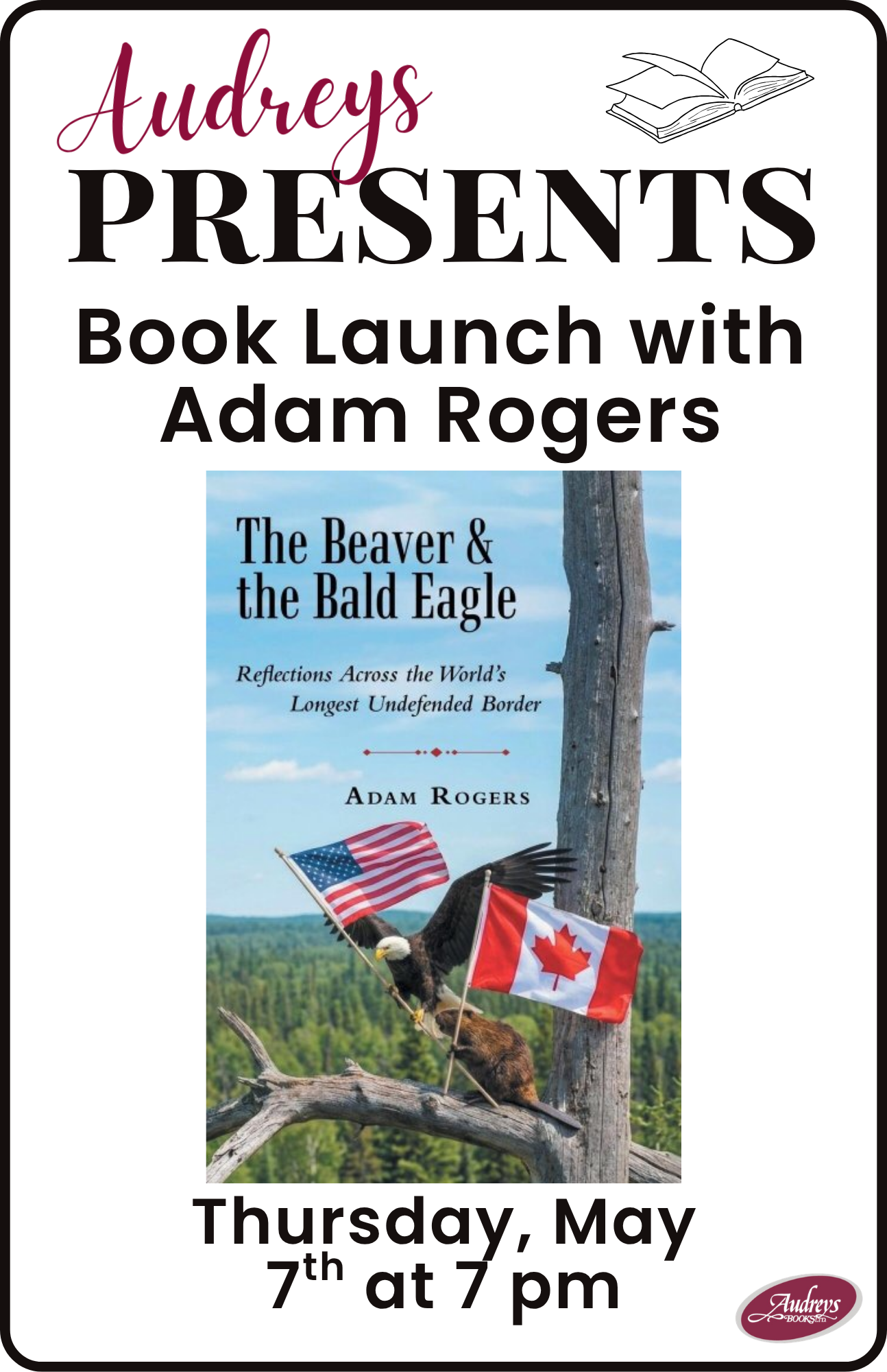 Book Launch with Adam Rogers