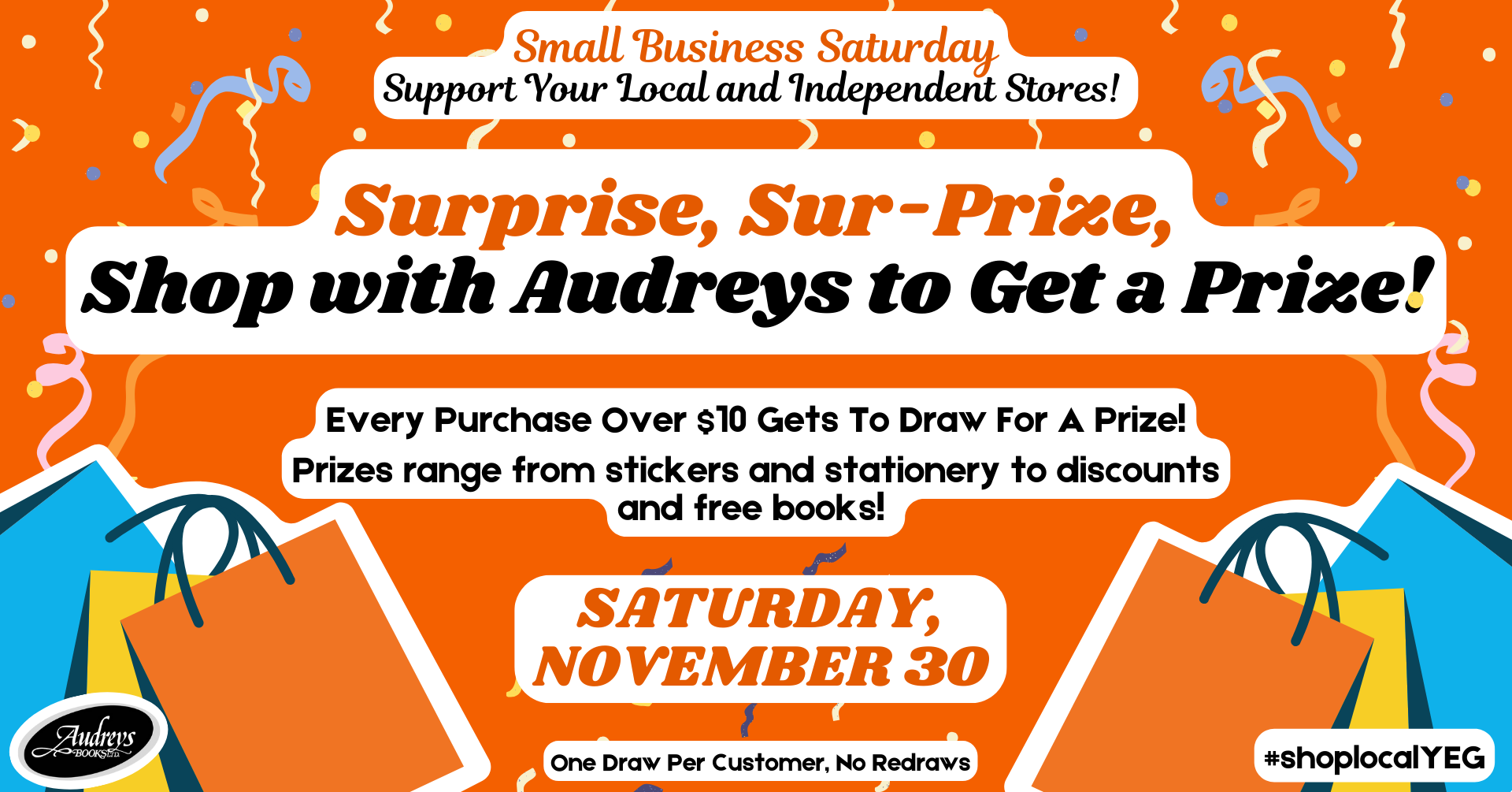 Sur-Prize! Celebrating Small Business Saturday