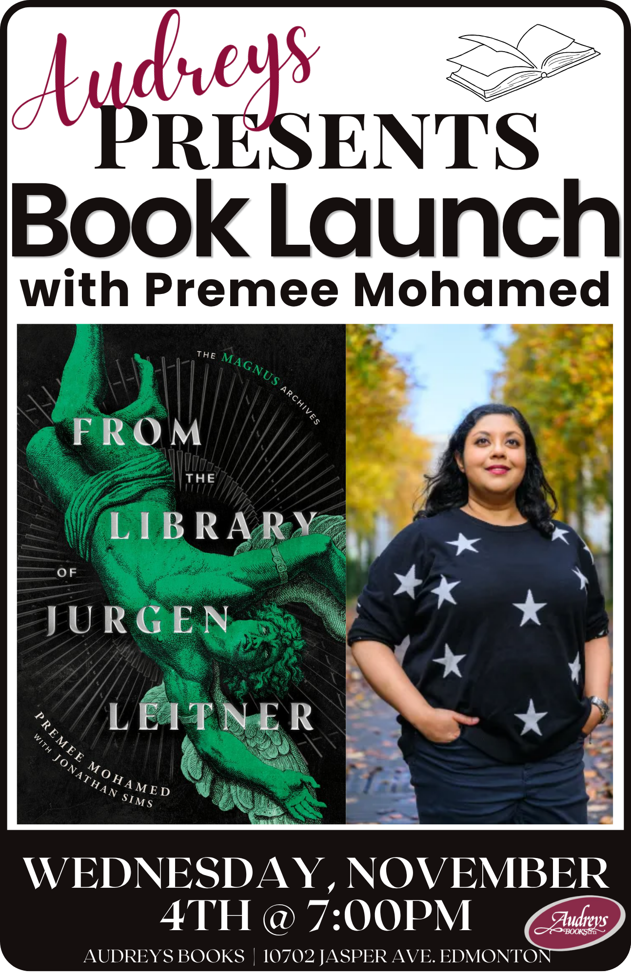 "From the Library of Jurgen Leitner" Book Launch by Premee Mohamed