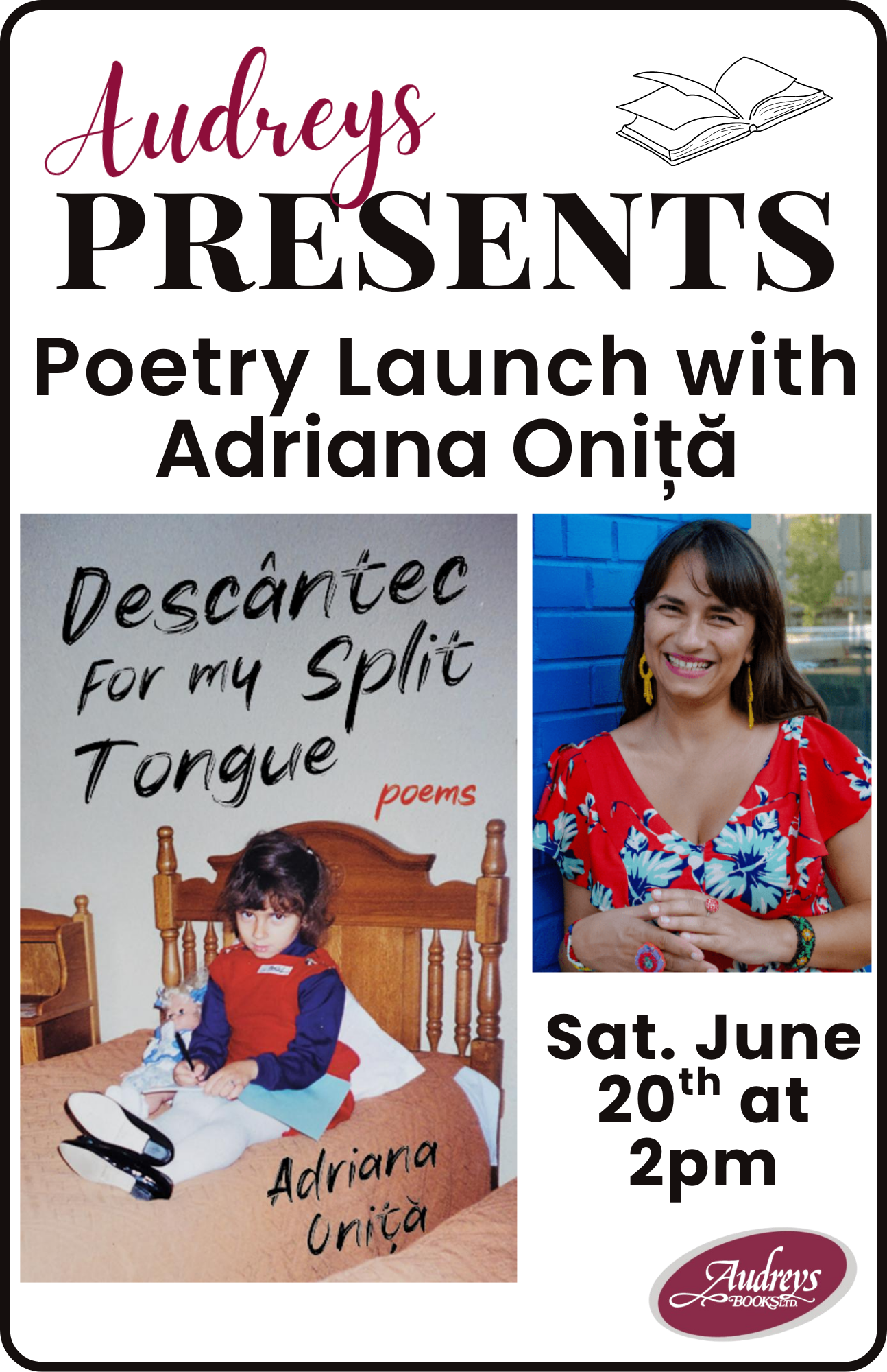 Poetry Launch with Adriana Oniță