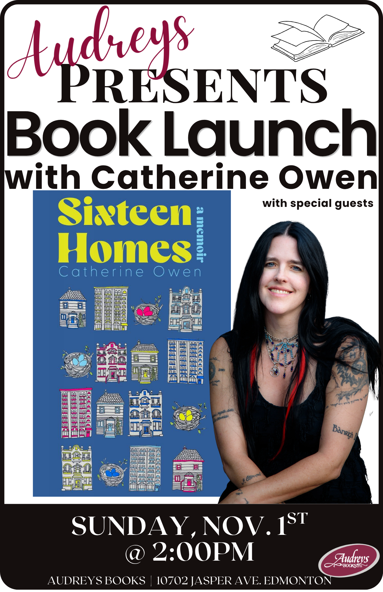 Book Launch with Catherine Owen