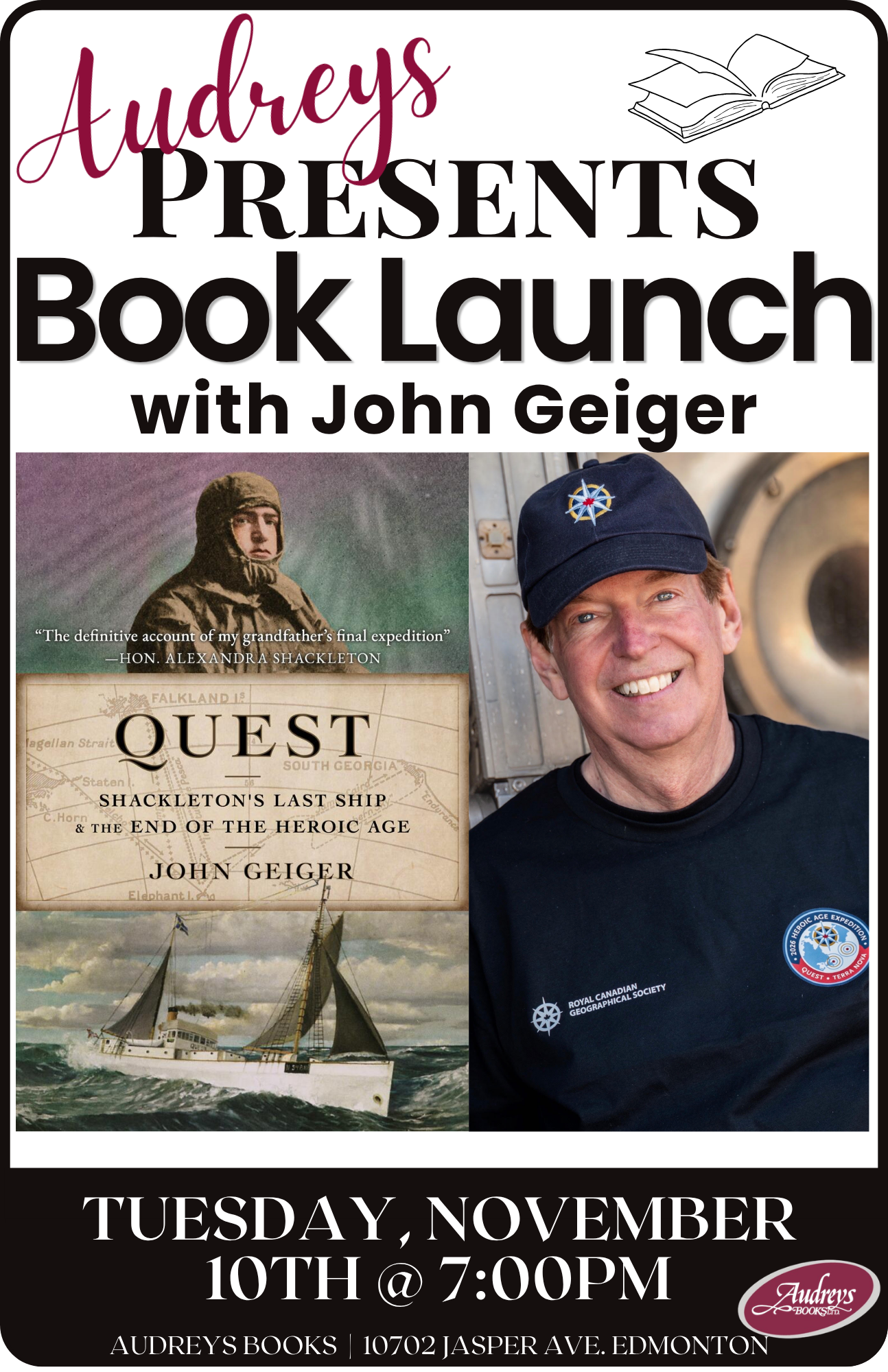 Book Launch with John Geiger