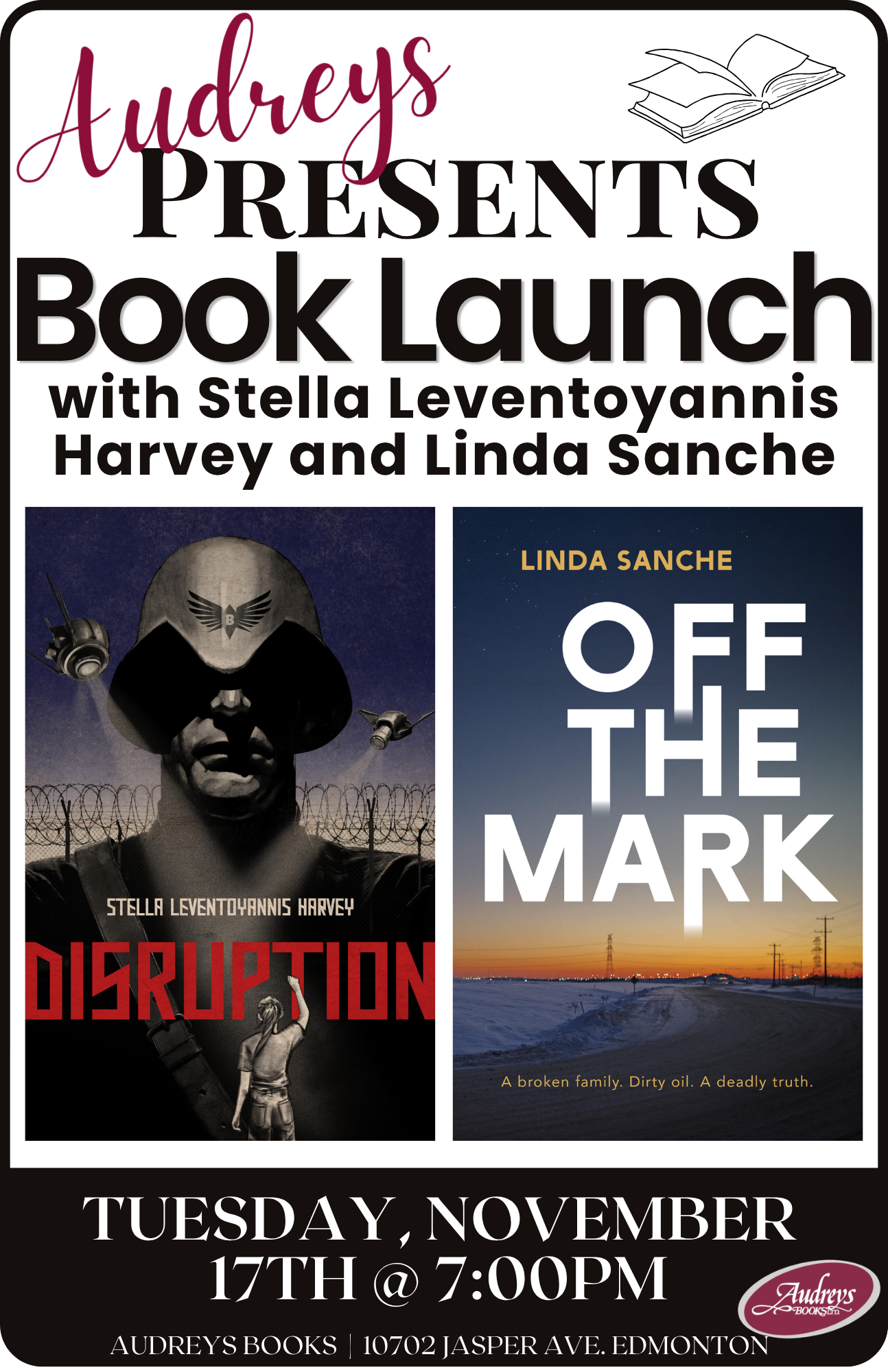Book Launch with Stella Leventoyannis Harvey and Linda Sanche