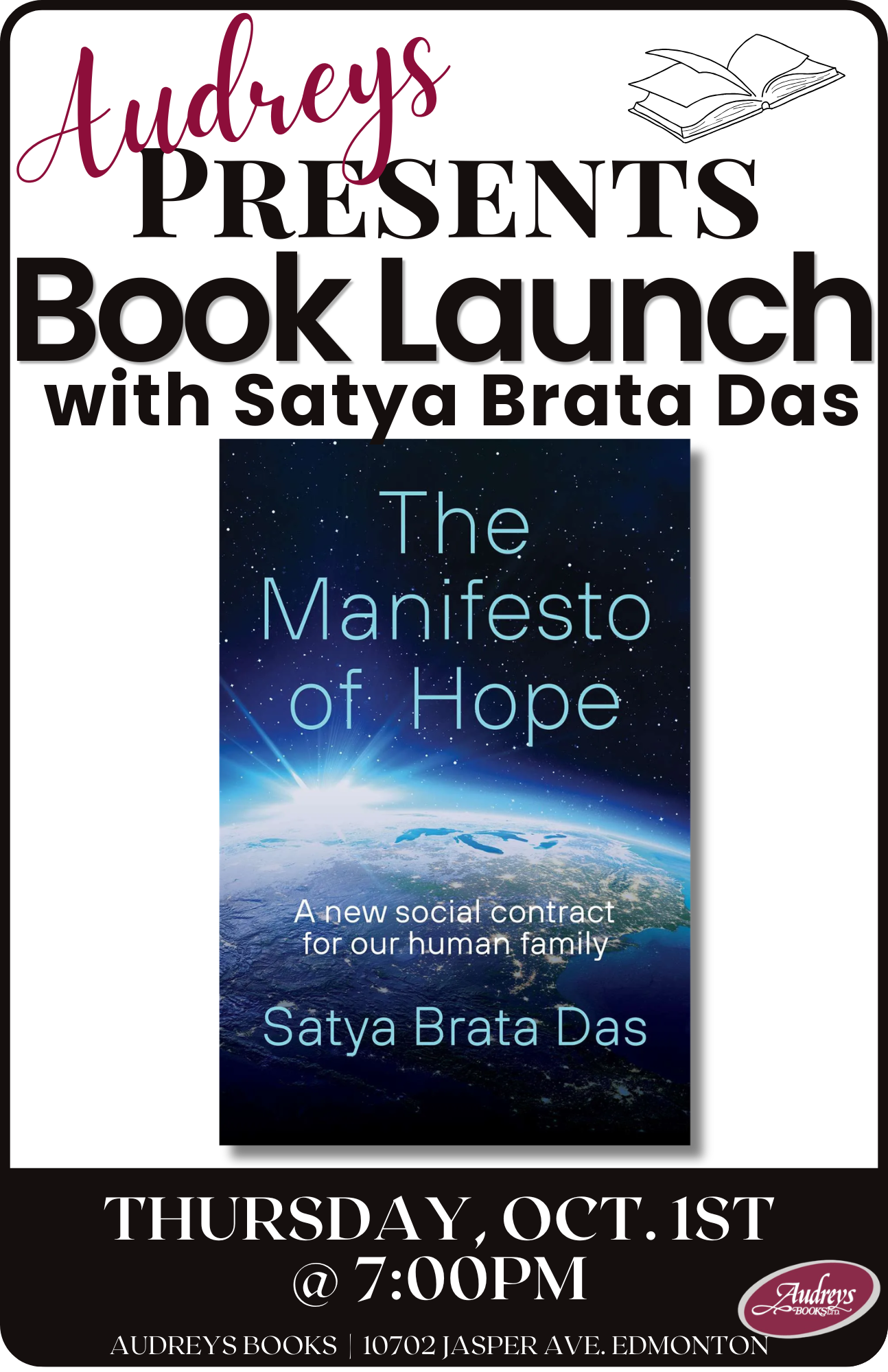 Book Launch with Satya Brata Das