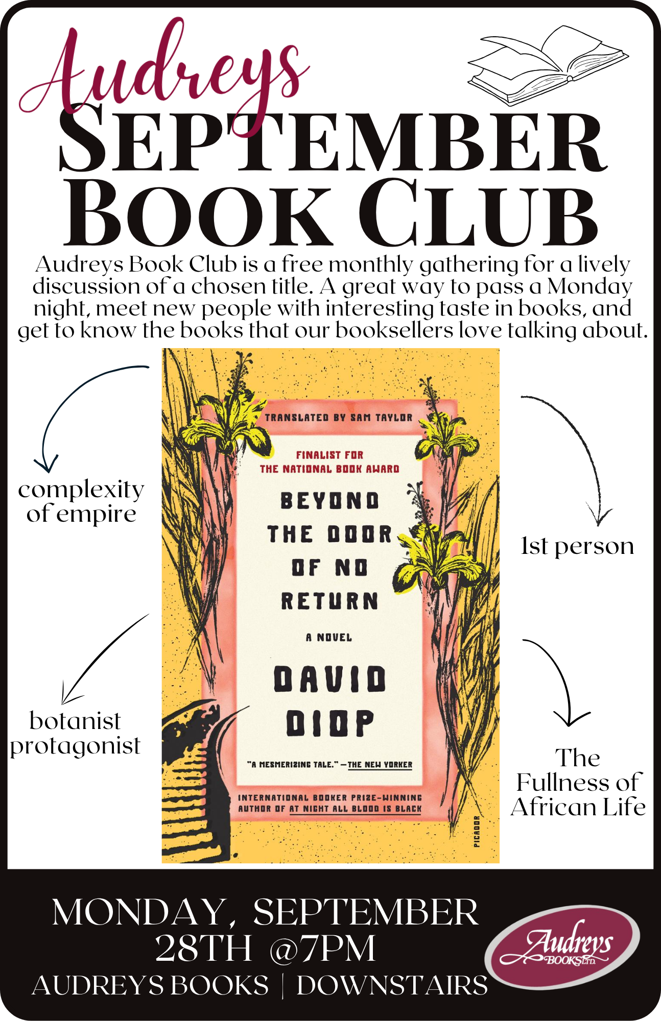 Audreys Book Club September