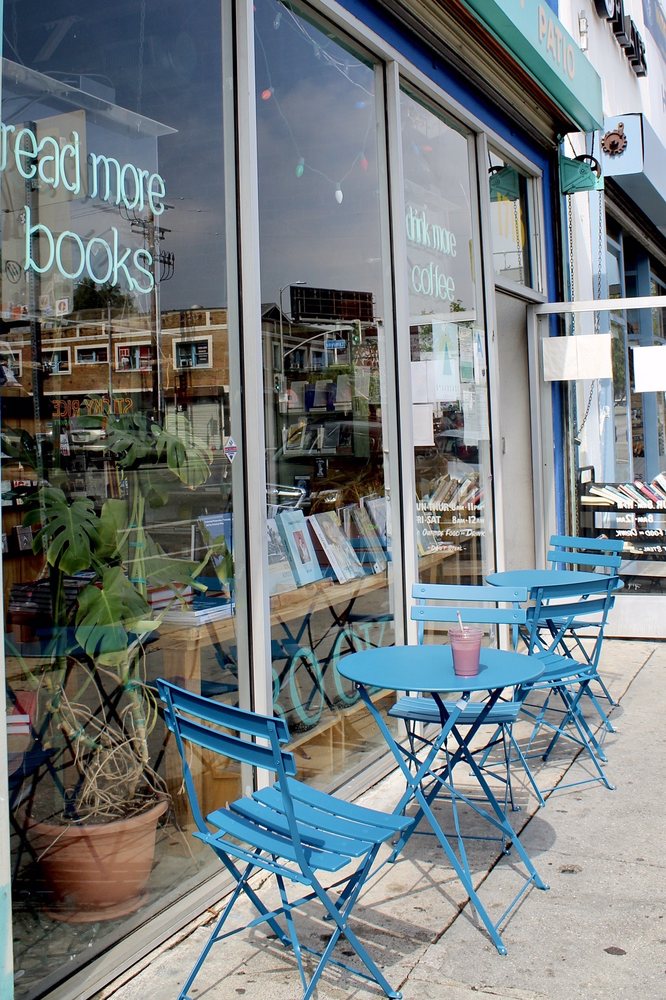 Stories, bookstore and cafe in Sunset Boulevard, Echo Park