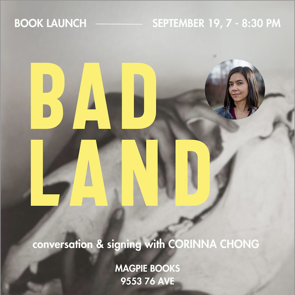 Book Launch: Bad Land with Corinna Chong