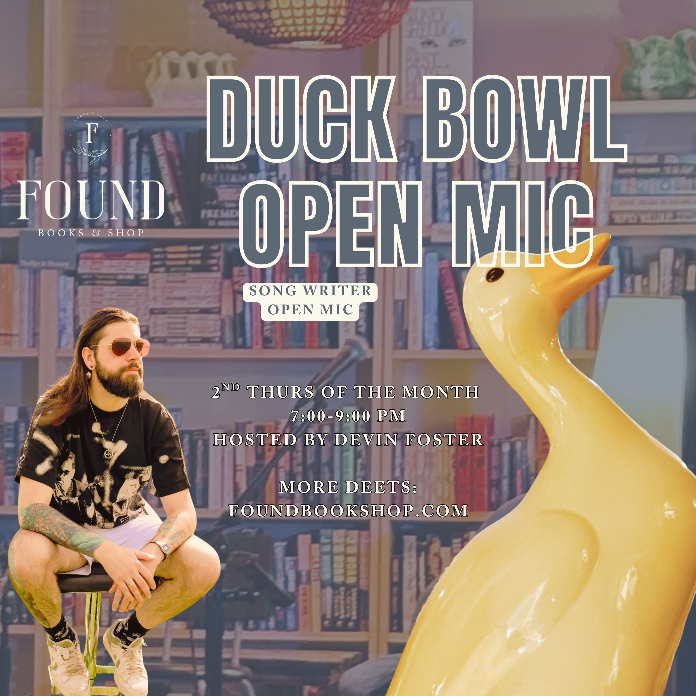 Duck Bowl Open Mic — official event artwork