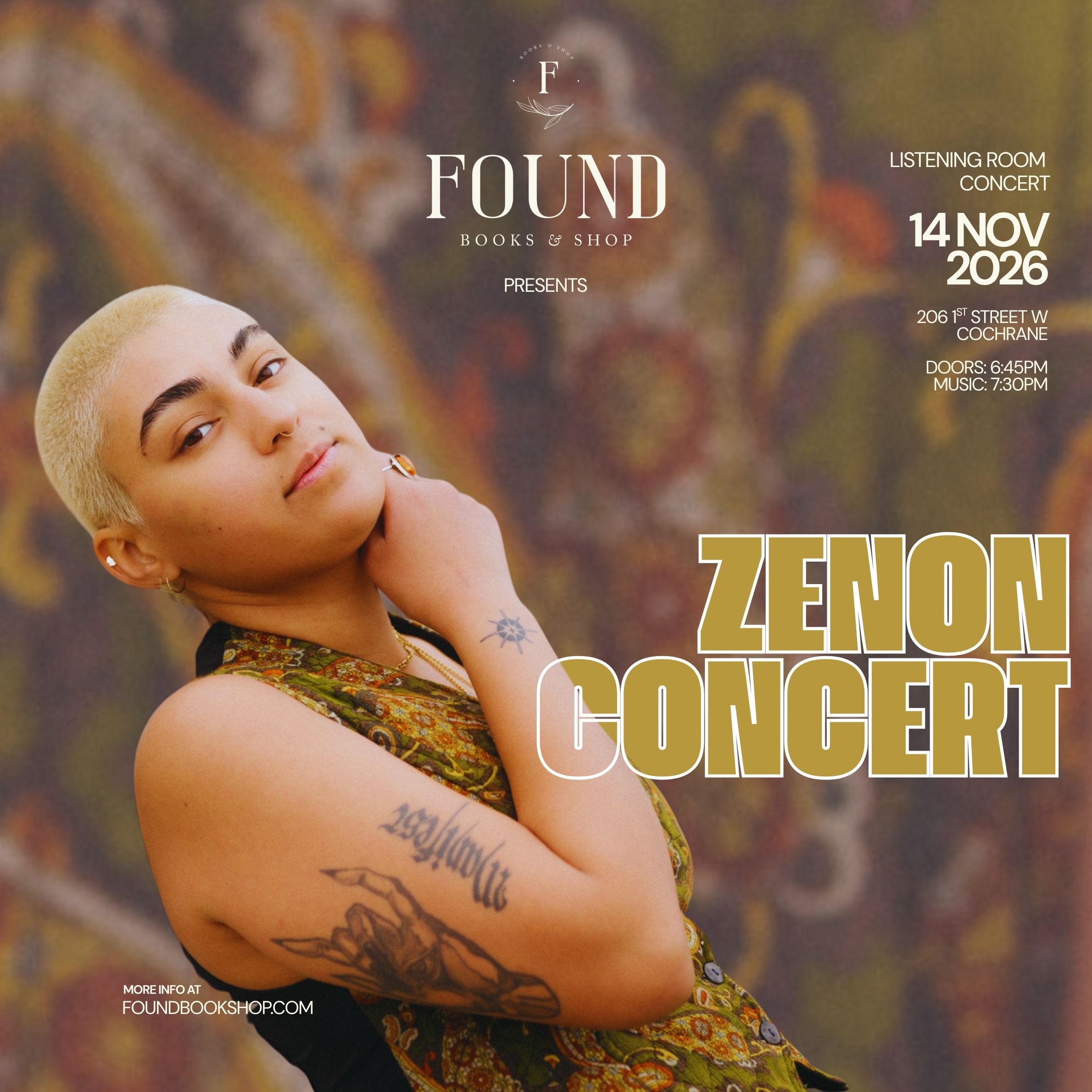 Concert: Zenon — official event artwork