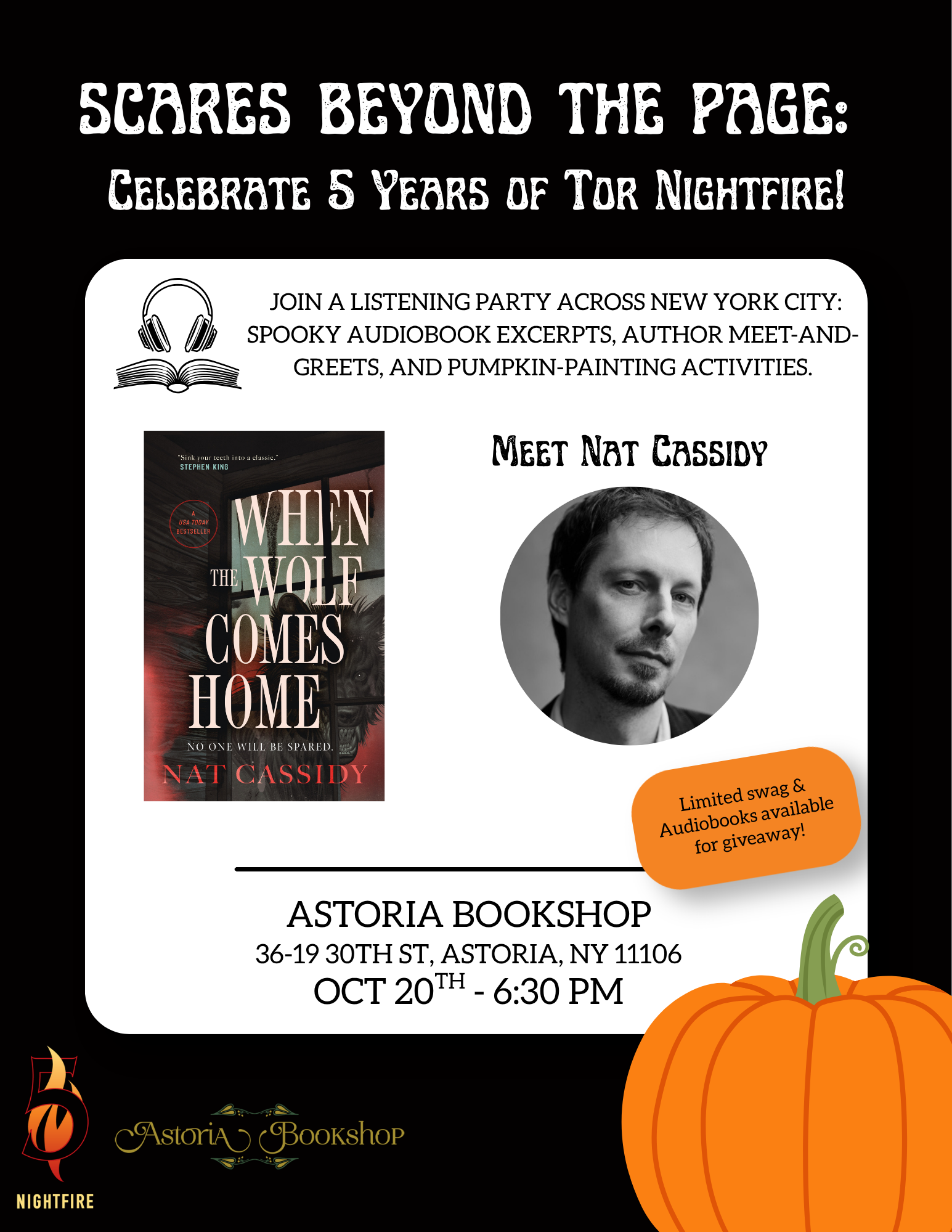 Scares Beyond the Page: Spooky Listening Party + Craft Night