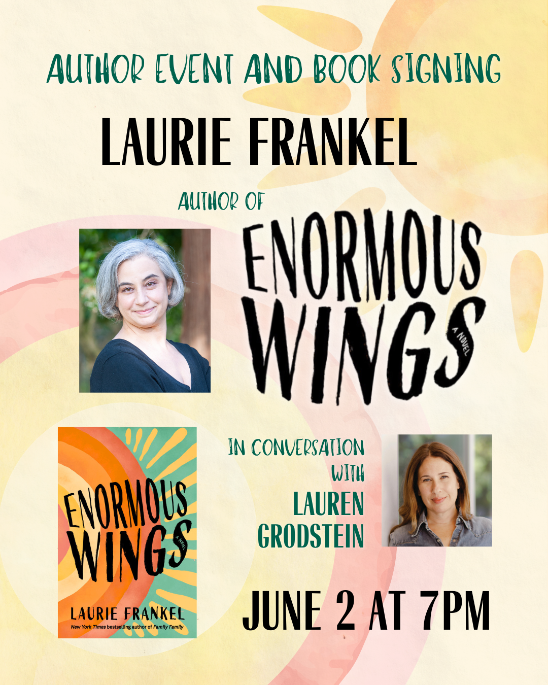Author Talk with Laurie Frankel - in conversation with Lauren Grodstein ...