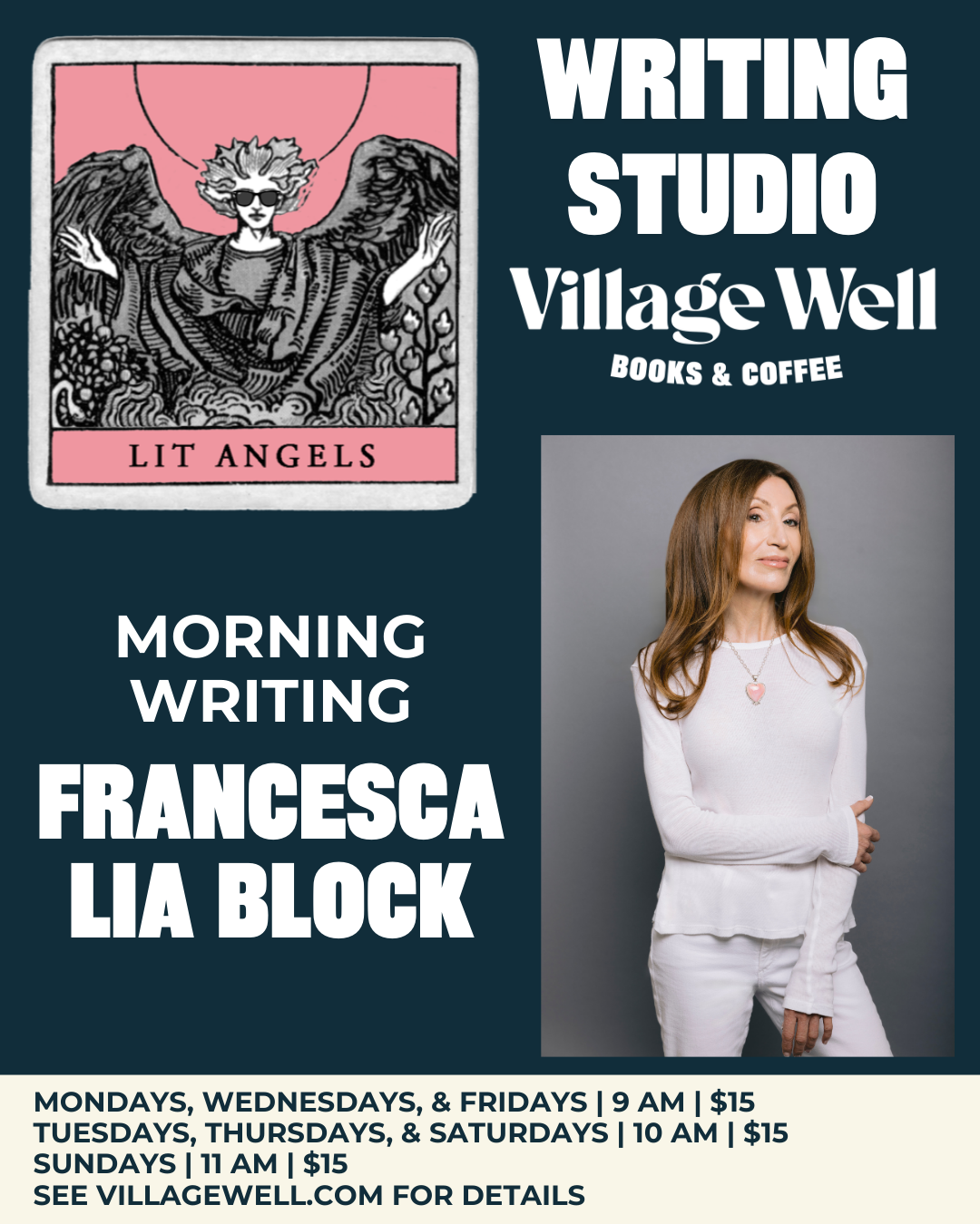Lit Angels: Morning Writing w/ Francesca Lia Block