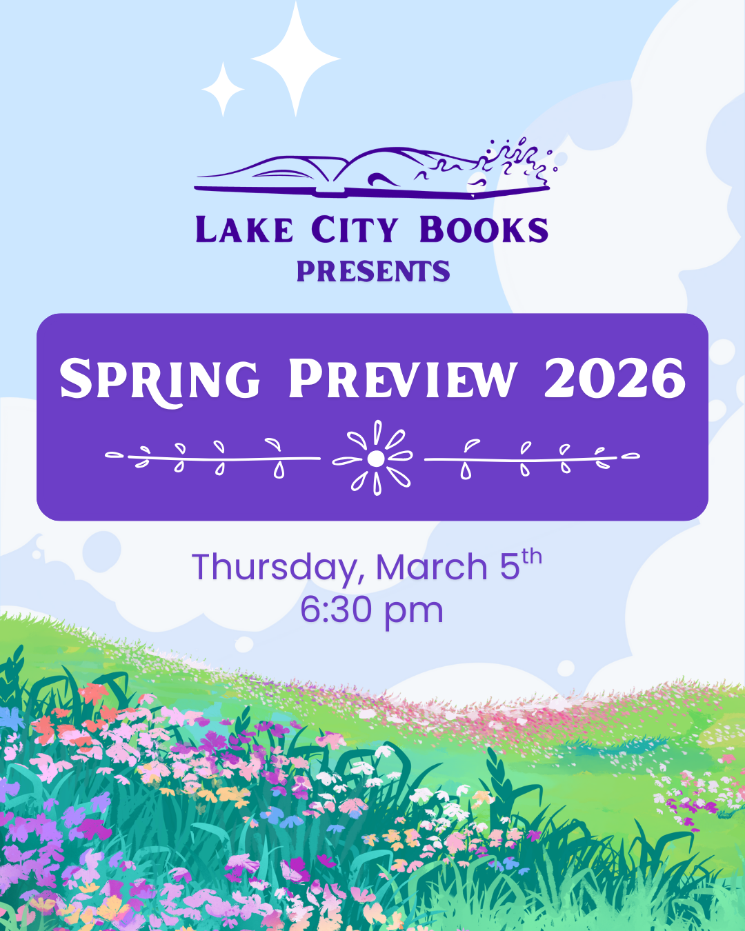 Spring Preview 2026 | Lake City Books