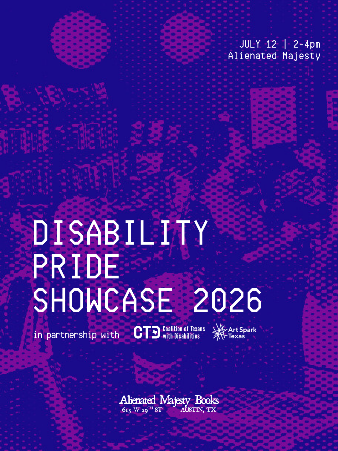 Disability Pride Showcase 2026 | Alienated Majesty Books