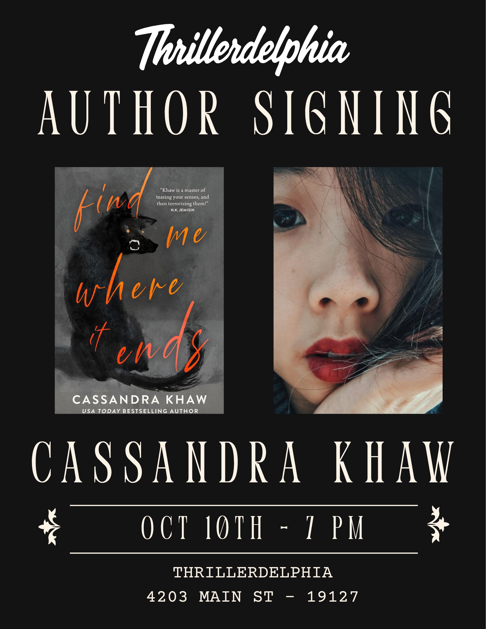 Cassandra Khaw Signing