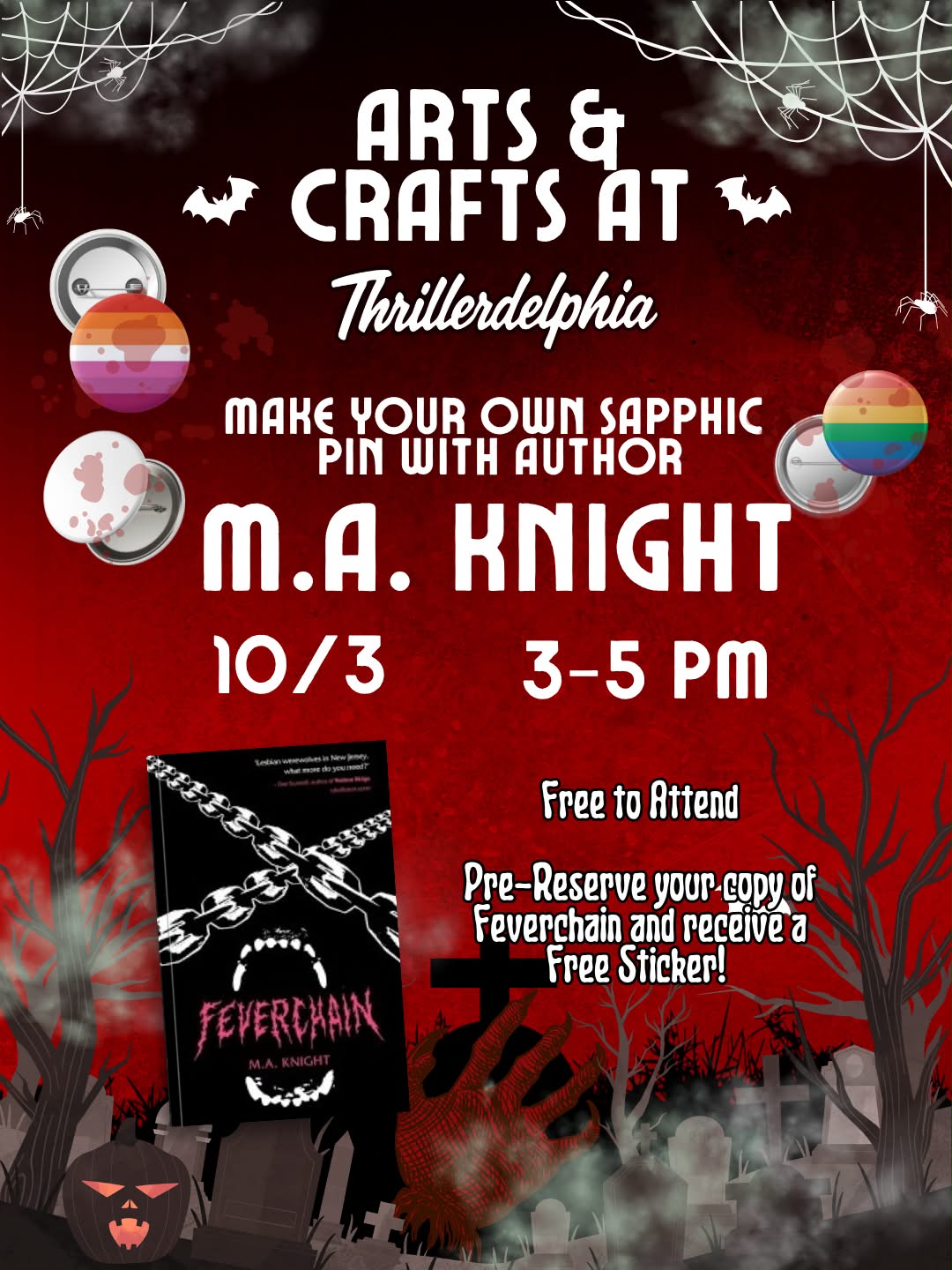 Sapphic Button Making & Feverchain