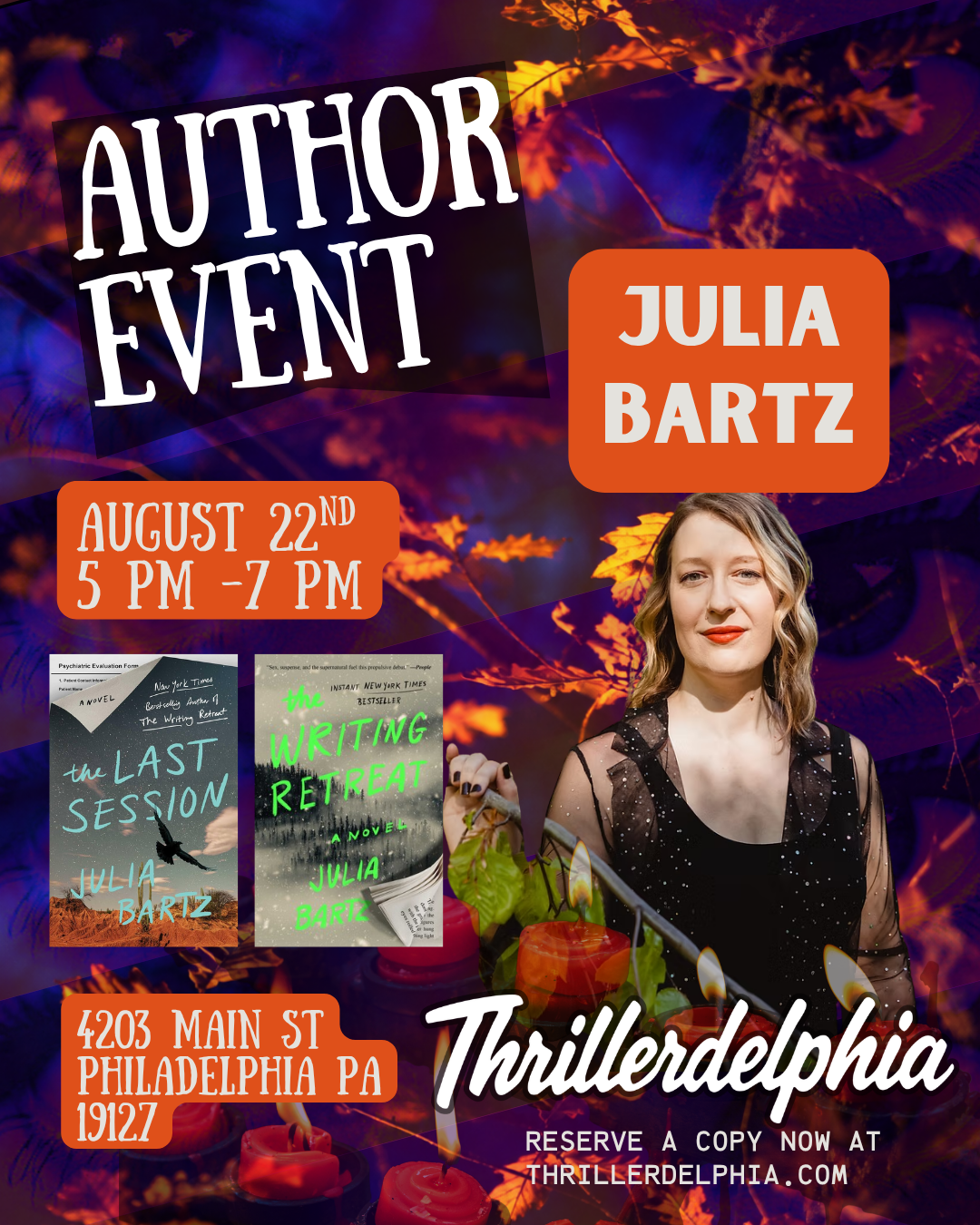 Julia Bartz Signing