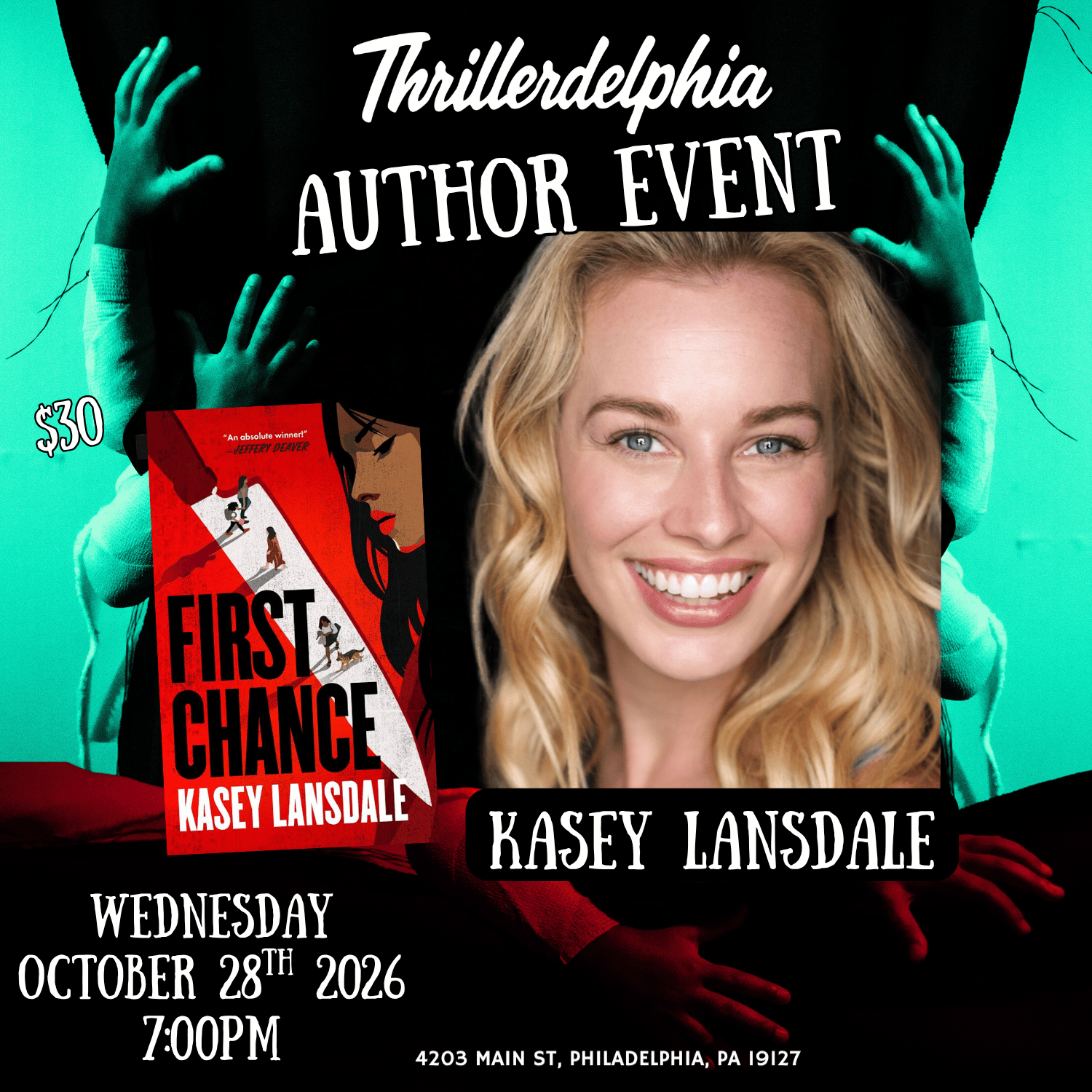Kasey Lansdale Signing