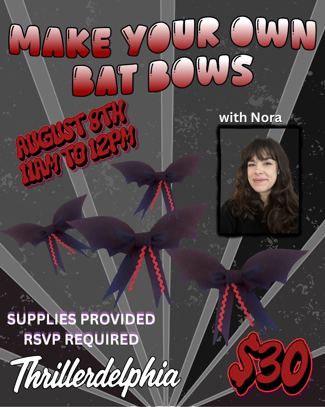 Make Your Own Bat Bows: A Gothic Crafts Workshop