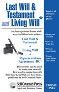 Cover image for Last Will & Testament and Living Will (paper forms)