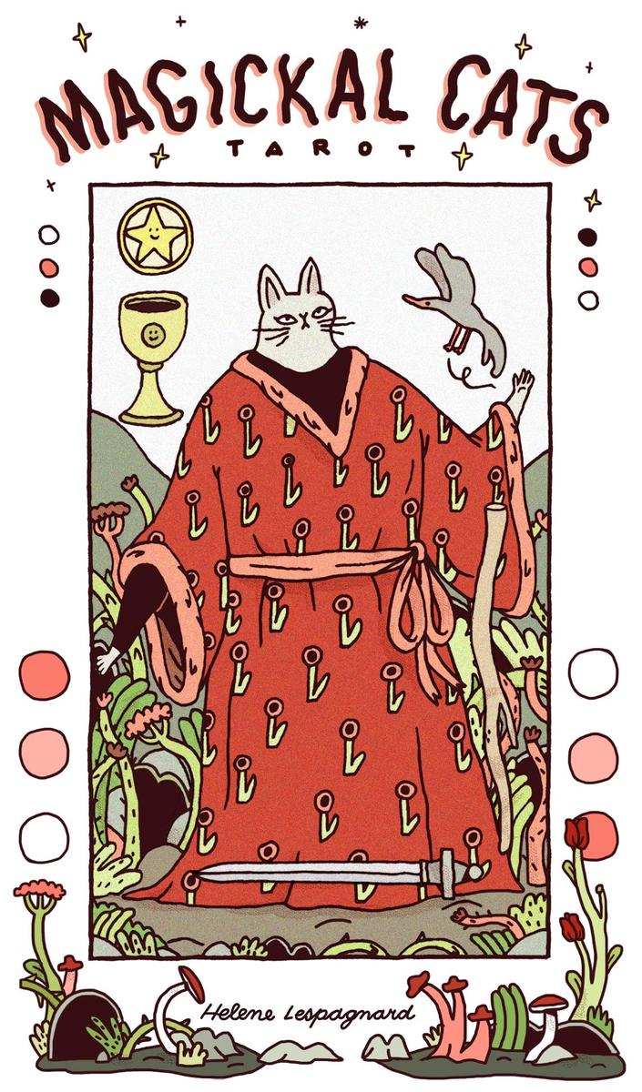 Magickal Cats Tarot by Helene Lespagnard - McNally Robinson Booksellers