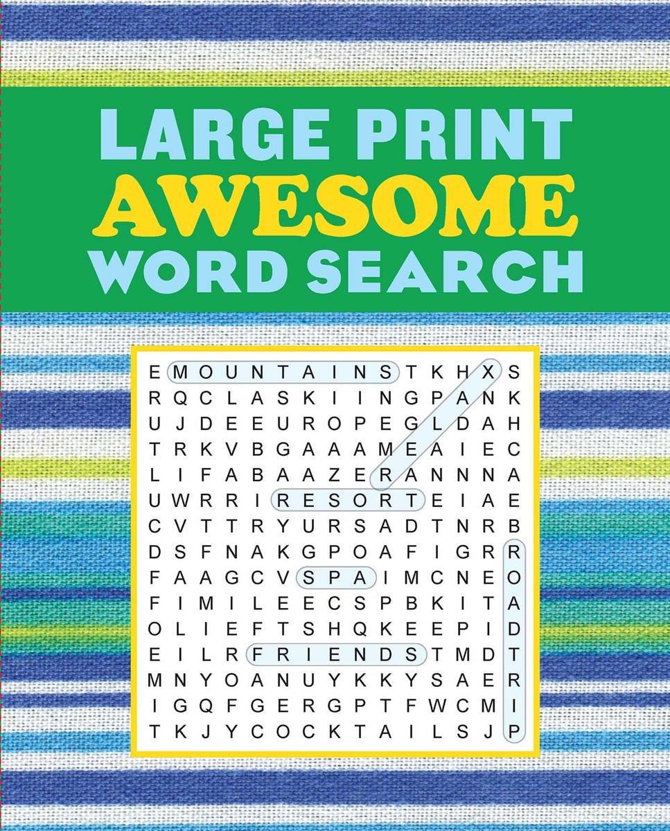 Lg Print Awesome Word Search by Thunder Bay Press - McNally Robinson ...