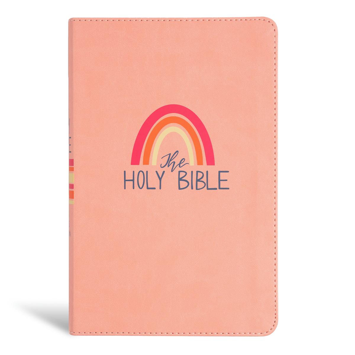 Kjv Kids Bible Peach Leathertouch by Holman Bible Publish