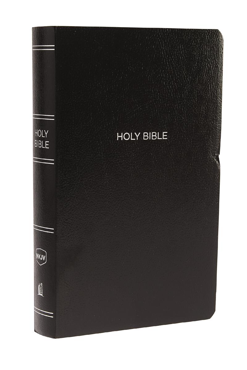 NKJV, Gift and Award Bible, Leather-Look, Black, Red Letter, Comfort Print  by Thomas Nelson - McNally Robinson Booksellers