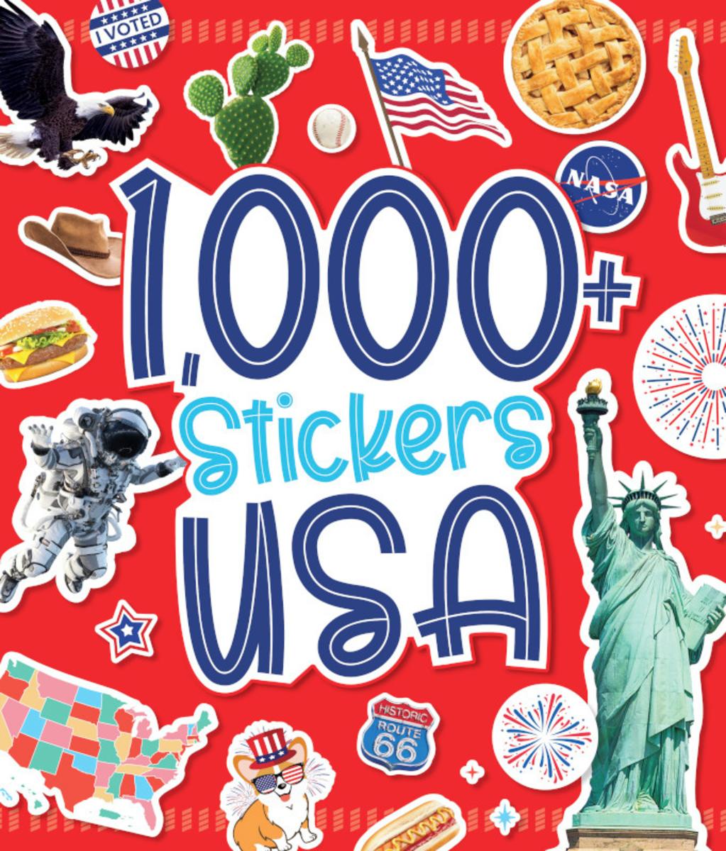 1,000 Stickers: USA