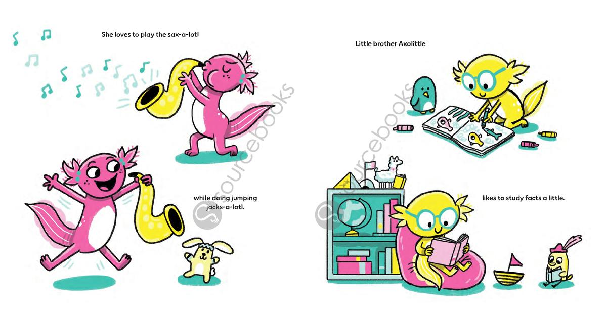 Axolotl and Axolittle by Jess Hitchman, Sarah Rebar | Moon Palace