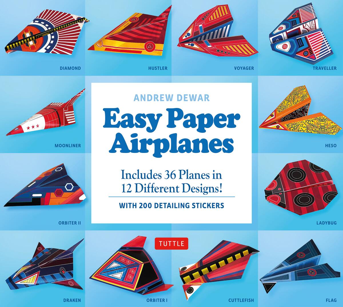 Easy Paper Airplanes Kit by Andrew Dewar | Audreys Books