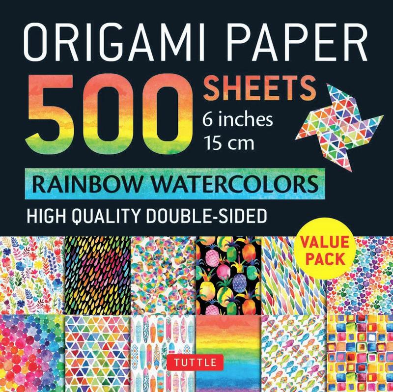 Origami Paper 500 Sheets Vibrant Colors 4 (10 CM): Tuttle Origami Paper:  High-Quality Double-Sided Origami Sheets Printed with 12 Different Colors  (Other) 