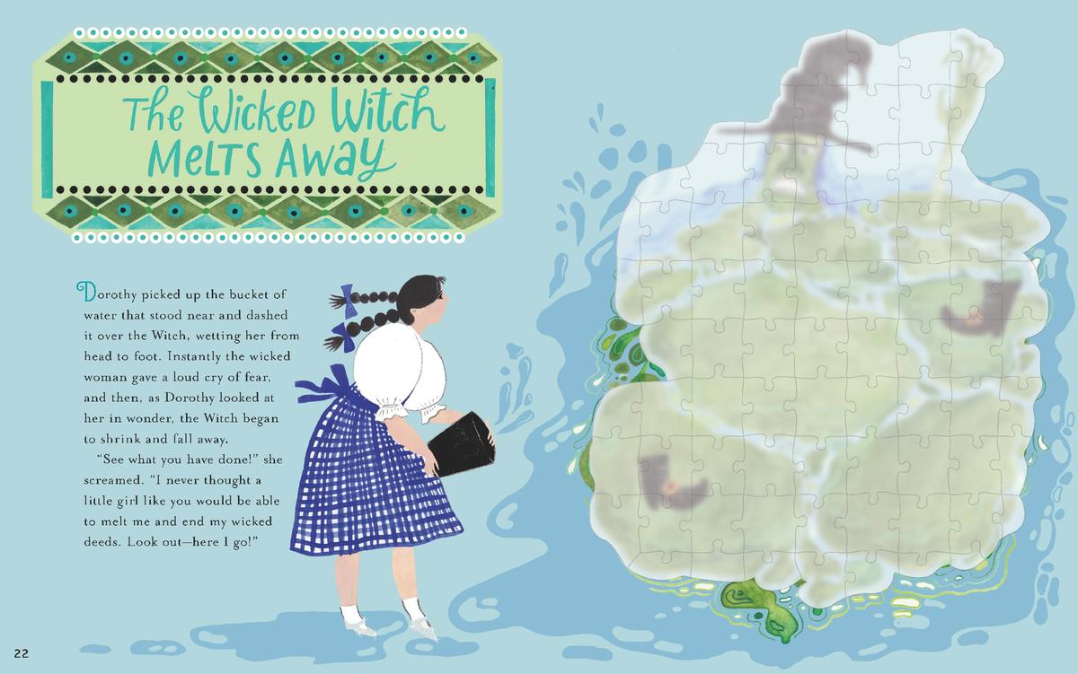 Sticker Jigsaw by L Frank Baum, Odd Dot, Dinara Mirtalipova