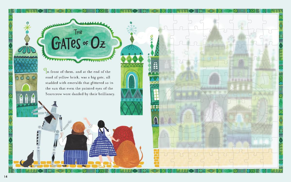 Sticker Jigsaw by L Frank Baum, Odd Dot, Dinara Mirtalipova