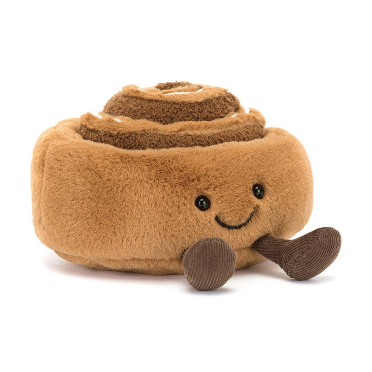 ジェリーキャット　Amuseables Cinnamon Bun パン Amuseables Cinnamon Bun by Jellycat, H4