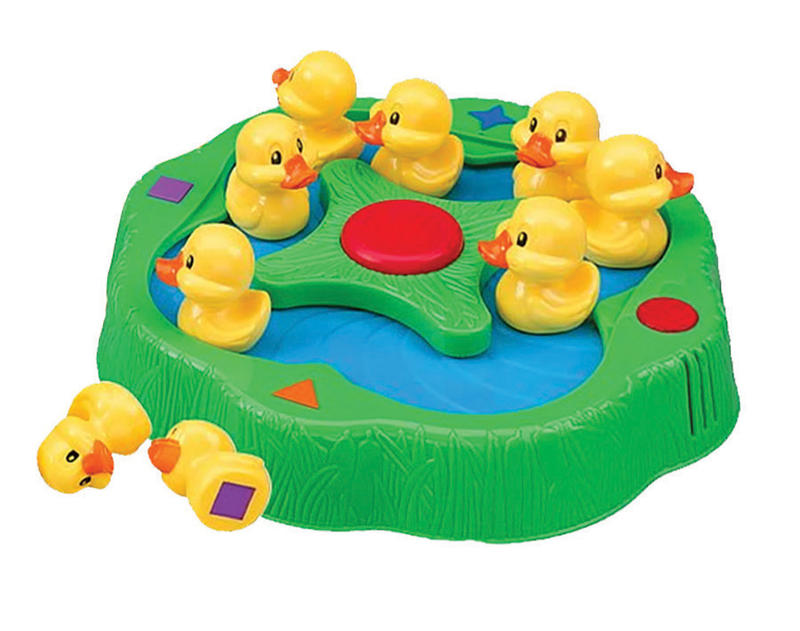 Kidzlane Yellow Ducks Fishing Game with 1 Rod - Learn Numbers & Shapes,  Small - Pay Less Super Markets