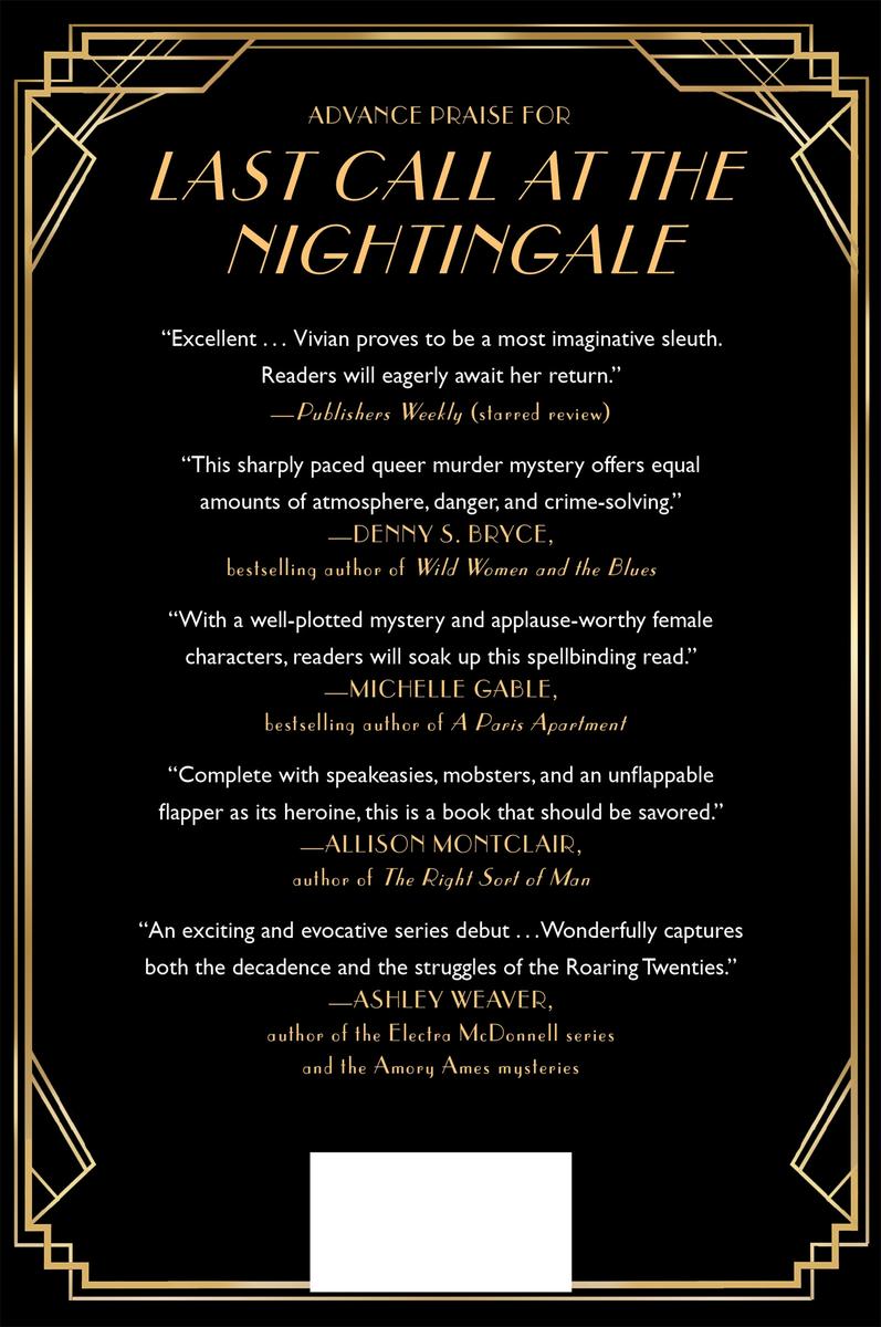 Book Review: Last Call at the Nightingale by Katharine Schellman