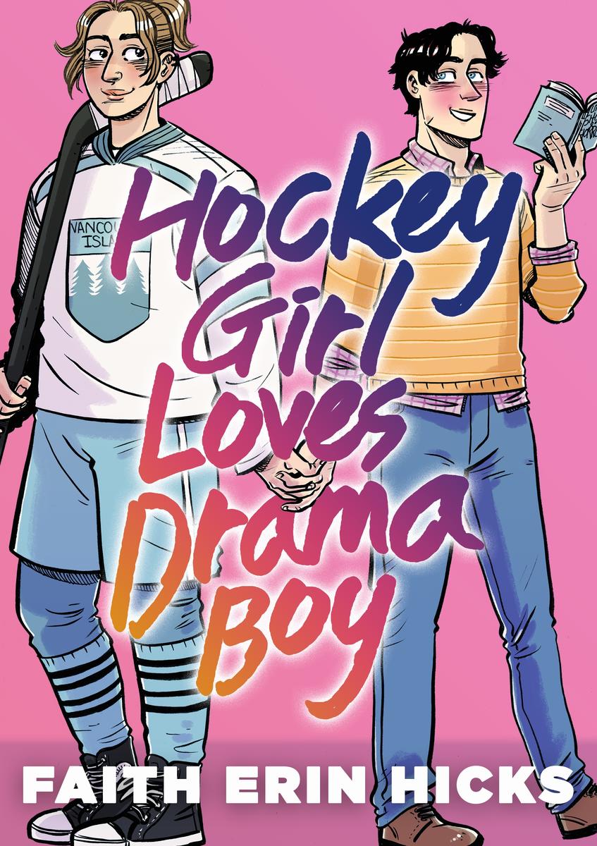Hockey Girl Loves Drama Boy - 