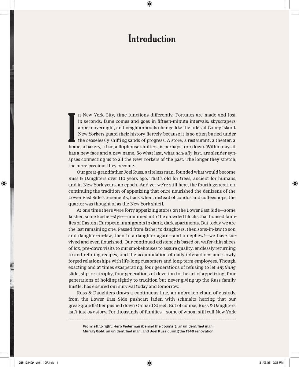 Russ & Daughters by Niki Russ Federman | Community Bookstore