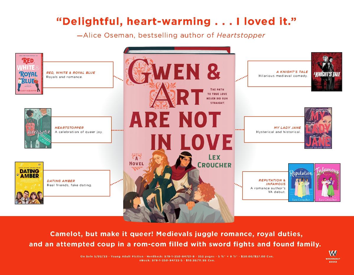 Gwen & Art Are Not in Love: A Novel by Lex Croucher, Hardcover