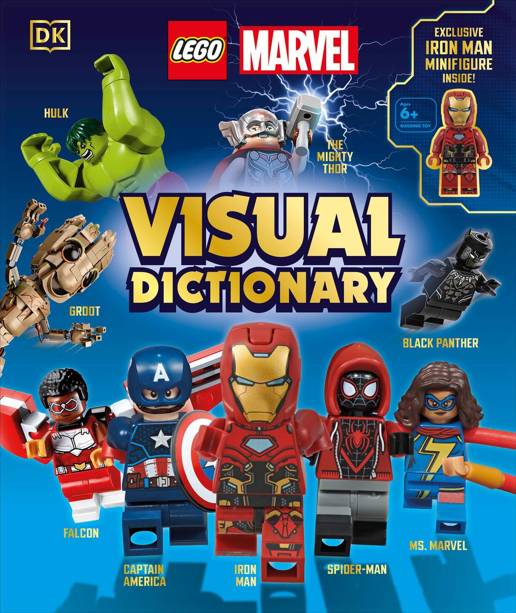 LEGO Marvel Visual Dictionary - With Exclusive Iron Man Minifigure