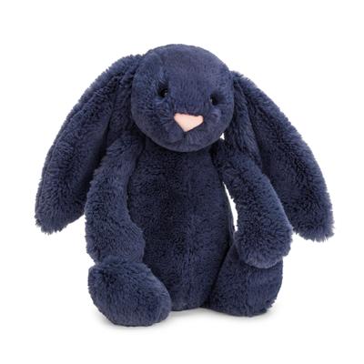 Bashful Navy Bunny Medium by Jellycat, H12