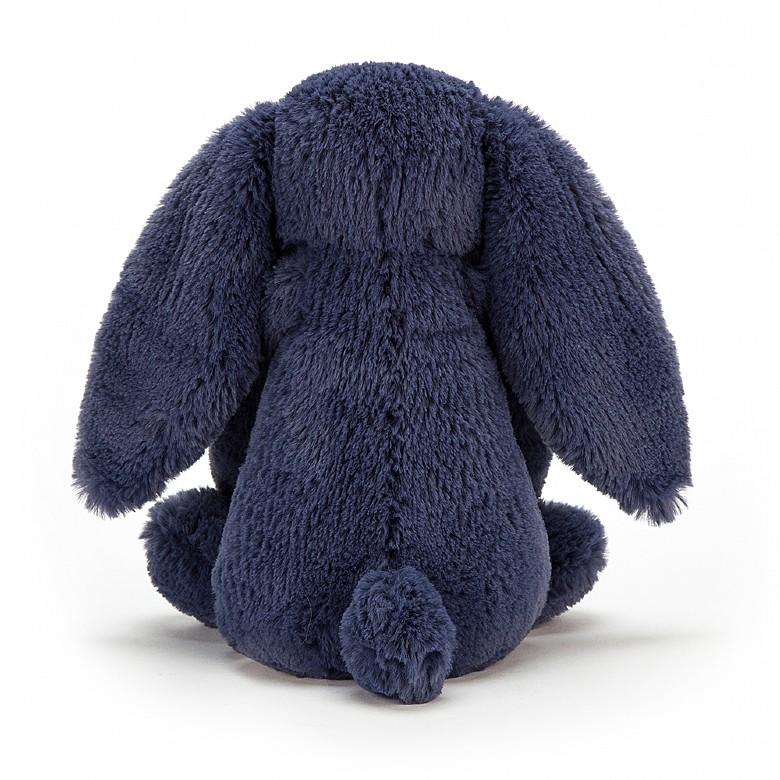 Bashful Navy Bunny Medium by Jellycat, H12