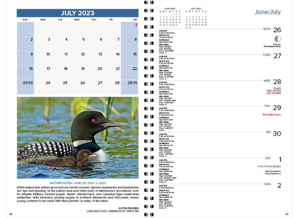 Content Bookstore | 2023 Minnesota Weatherguide Engagement Calendar  (Planner)