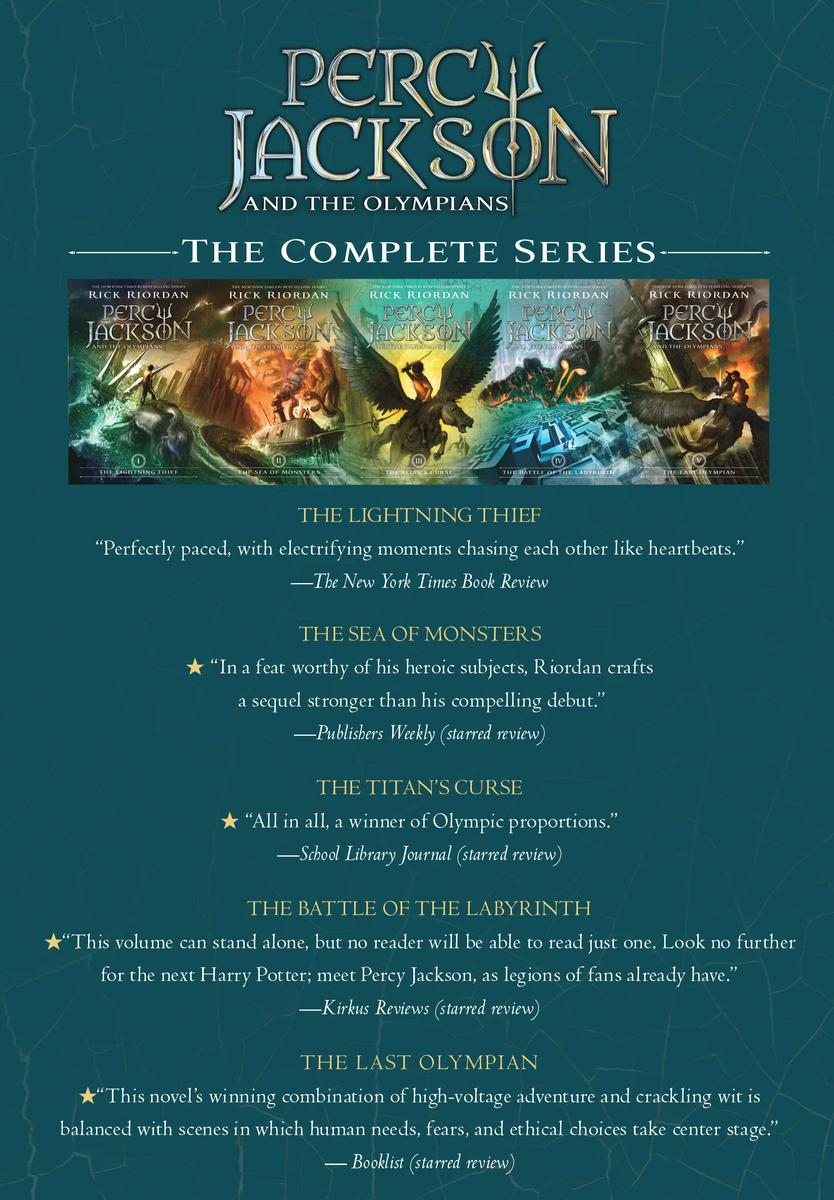 Percy Jackson and the Olympians 5 Book Paperback Boxed Set (w