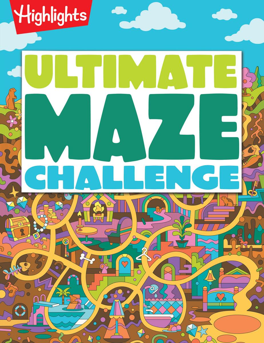Ultimate Maze Challenge: Maze Activity Book for Kids with 144 Pages of Maze Puzzles & Games, Progressive Difficulty Seek-and-Find Brain Challenges