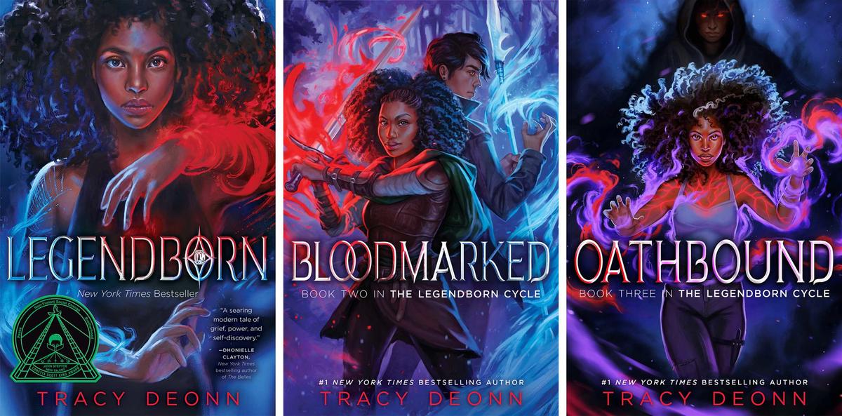 Owlcrate hot Legendborn and Bloodmarked by Tracy Deonn