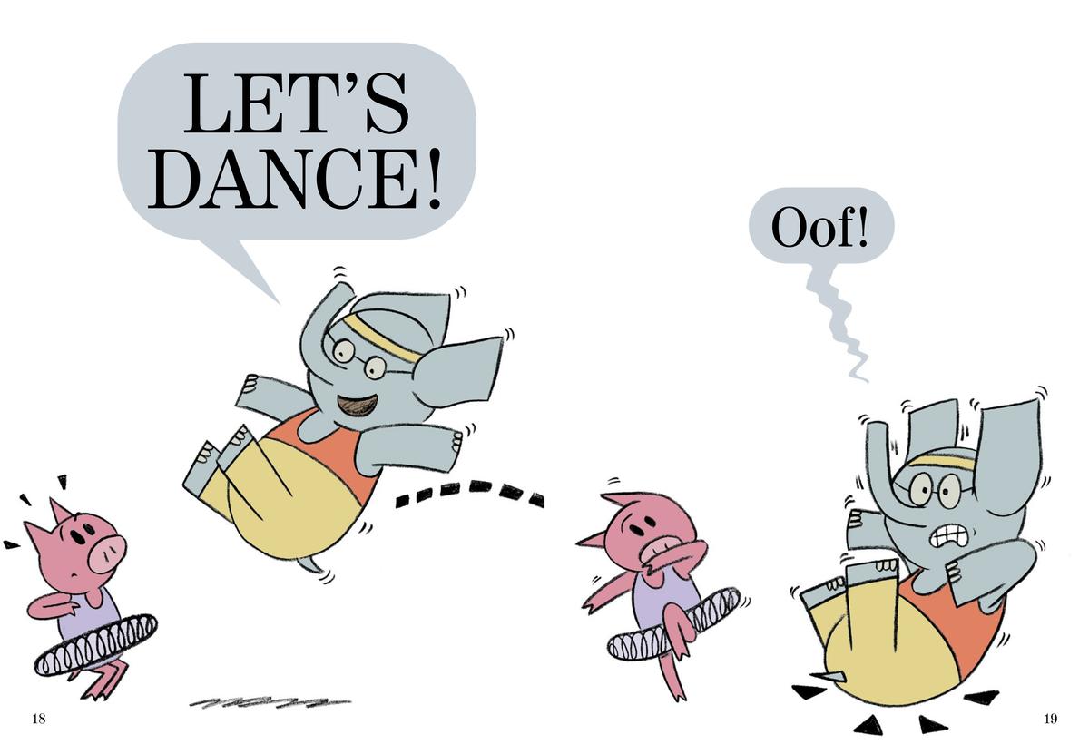Elephants Cannot Dance!-An Elephant and Piggie Book by Mo Willems