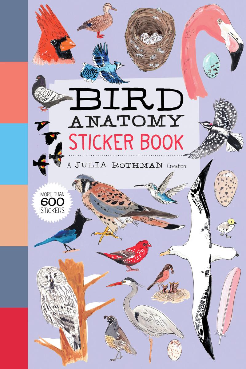 Bird Anatomy Sticker Book: A Julia Rothman Creation; More Than 600 Stickers